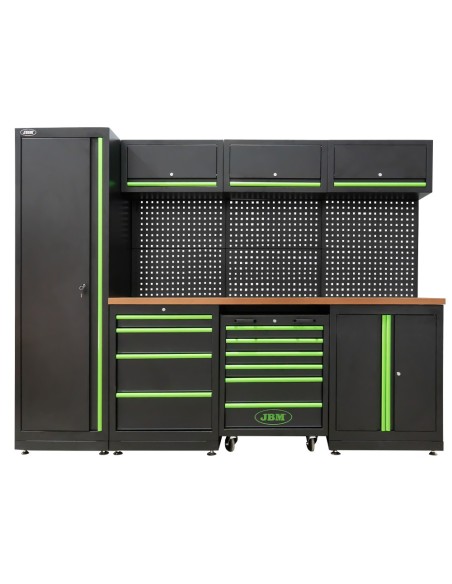 CONJUNTO DE MUEBLES MODULARES (18 PCS) + SET DE 4 MÓDULOS EVA CARBONO