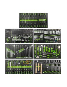 SET DE 7 MÓDULOS EVA CARBONO PARA CARRO DE HERRAMIENTAS