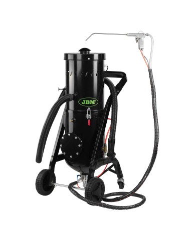 TANQUE PORTÁTIL PARA LIMPIEZA DE ADMISIONES POR CHORRO CON ABRASIVO DE CÁSCARA DE NUEZ – 18 L