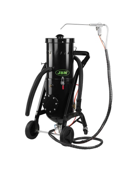 TANQUE PORTÁTIL PARA LIMPIEZA DE ADMISIONES POR CHORRO CON ABRASIVO DE CÁSCARA DE NUEZ – 18 L