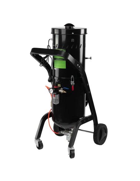 TANQUE PORTÁTIL PARA LIMPIEZA DE ADMISIONES POR CHORRO CON ABRASIVO DE CÁSCARA DE NUEZ – 18 L