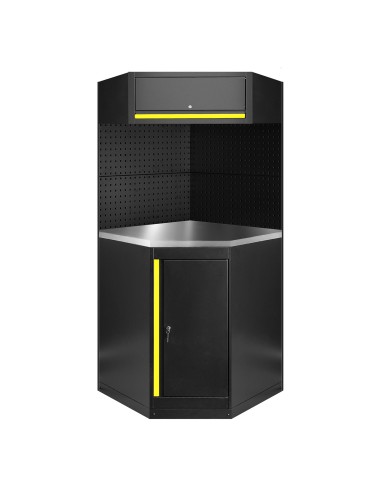 CONJUNTO DE MUEBLES MODULARES (11PCS) - AMARILLO