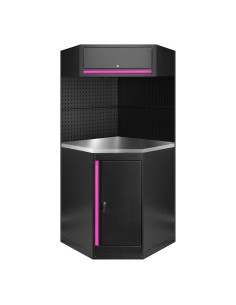 CONJUNTO DE MUEBLES MODULARES (11PCS) - ROSA