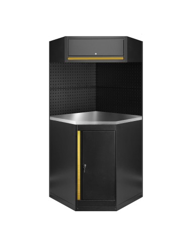 CONJUNTO DE MUEBLES MODULARES (11PCS) - DORADO