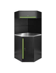 CONJUNTO DE MUEBLES MODULARES (11PCS) - EXTENSIÓN CON ARMARIO ESQUINERO (REF.16492)