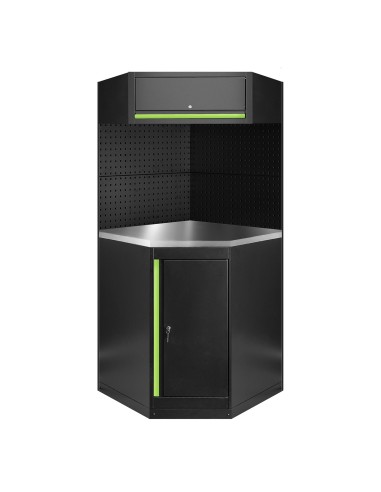 CONJUNTO DE MUEBLES MODULARES (11PCS) - EXTENSIÓN CON ARMARIO ESQUINERO (REF.16492)