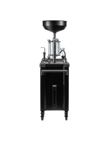 CARRO RECOGEDOR DE ACEITE CON SISTEMA DE ASPIRACIÓN Y COMPARTIMENTOS