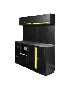 CONJUNTO DE MUEBLES MODULARES (12PCS) - AMARILLO