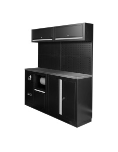 CONJUNTO DE MUEBLES MODULARES (12PCS) - PLATA