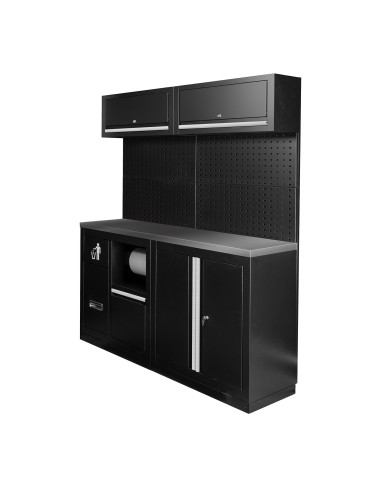 CONJUNTO DE MUEBLES MODULARES (12PCS) - PLATA