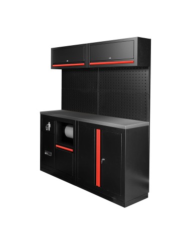 CONJUNTO DE MUEBLES MODULARES (12PCS) - ROJO