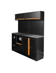 CONJUNTO DE MUEBLES MODULARES (12PCS) - NARANJA
