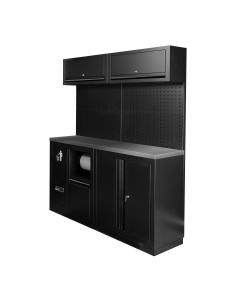 CONJUNTO DE MUEBLES MODULARES (12PCS) - NEGRO