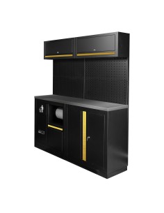CONJUNTO DE MUEBLES MODULARES (12PCS) - DORADO