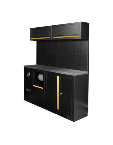 CONJUNTO DE MUEBLES MODULARES (12PCS) - DORADO