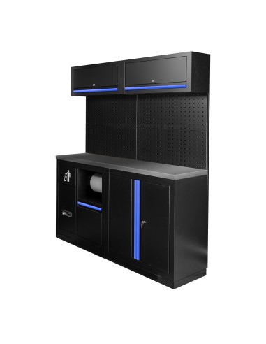 CONJUNTO DE MUEBLES MODULARES (12PCS) - AZUL