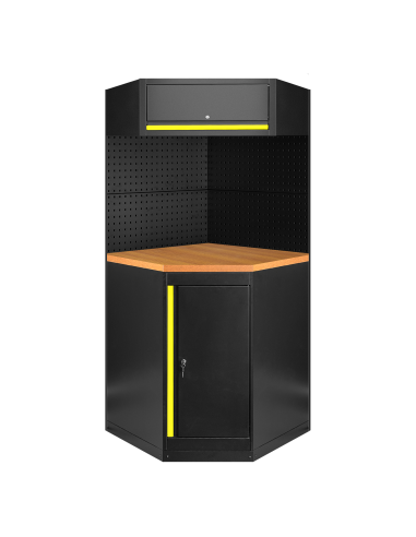 CONJUNTO DE MUEBLES MODULARES (11PCS) - AMARILLO