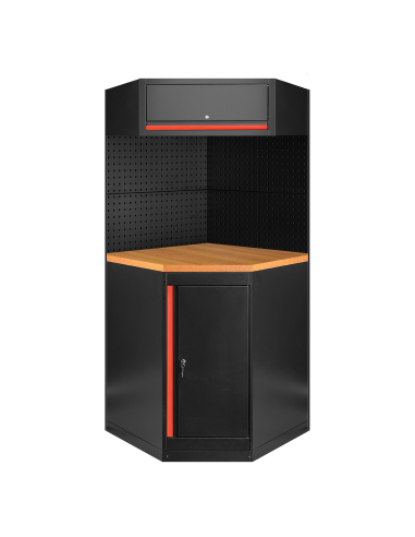 CONJUNTO DE MUEBLES MODULARES (11PCS) - ROJO