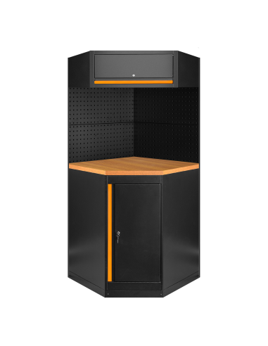 CONJUNTO DE MUEBLES MODULARES (11PCS) - NARANJA