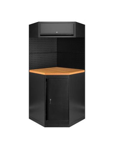 CONJUNTO DE MUEBLES MODULARES (11PCS) - NEGRO