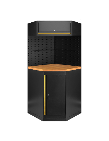 CONJUNTO DE MUEBLES MODULARES (11PCS) - DORADO