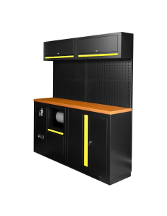 CONJUNTO DE MUEBLES MODULARES (12PCS) - AMARILLO
