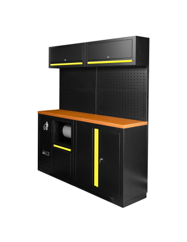 CONJUNTO DE MUEBLES MODULARES (12PCS) - AMARILLO