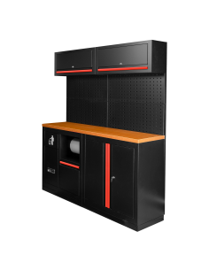 CONJUNTO DE MUEBLES MODULARES (12PCS) - ROJO
