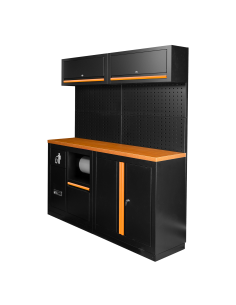 CONJUNTO DE MUEBLES MODULARES (12PCS) - NARANJA