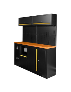 CONJUNTO DE MUEBLES MODULARES (12PCS) - DORADO