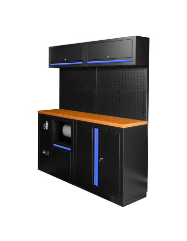 CONJUNTO DE MUEBLES MODULARES (12PCS) - AZUL