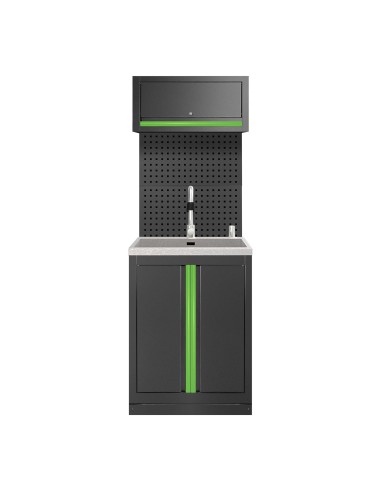 CONJUNTO DE MUEBLES MODULARES (6PCS) - EXTENSIÓN DE ARMARIO CON FREGADERO (REF.18103)