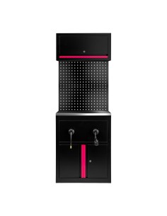 CONJUNTO DE MUEBLES MODULARES (9 PCS) - EXTENSIÓN DE ARMARIO PARA CARRETES (REF.18403) - ROSA