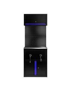 CONJUNTO DE MUEBLES MODULARES (9 PCS) - EXTENSIÓN DE ARMARIO PARA CARRETES (REF.18403) - AZUL