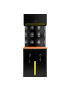 CONJUNTO DE MUEBLES MODULARES (9 PCS) - EXTENSIÓN DE ARMARIO PARA CARRETES (REF.18403) - AMARILLO