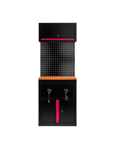 CONJUNTO DE MUEBLES MODULARES (9 PCS) - EXTENSIÓN DE ARMARIO PARA CARRETES (REF.18403) - ROSA