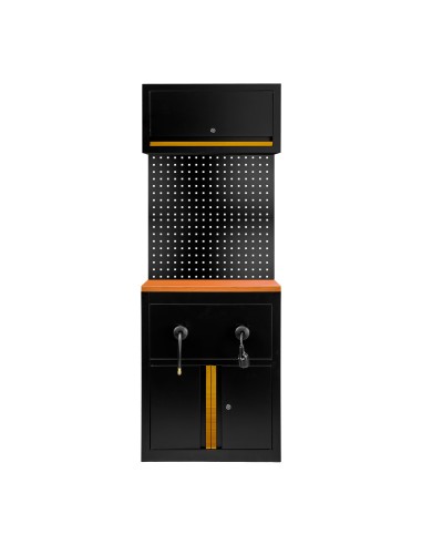 CONJUNTO DE MUEBLES MODULARES (9 PCS) - EXTENSIÓN DE ARMARIO PARA CARRETES (REF.18403) - DORADO