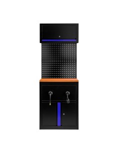 CONJUNTO DE MUEBLES MODULARES (9 PCS) - EXTENSIÓN DE ARMARIO PARA CARRETES (REF.18403) - AZUL