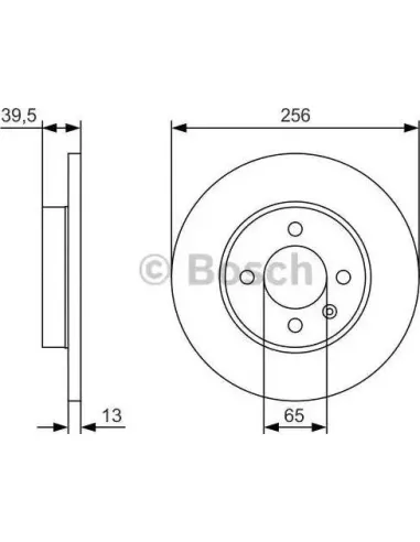 Disco de freno Bosch 0986479T48