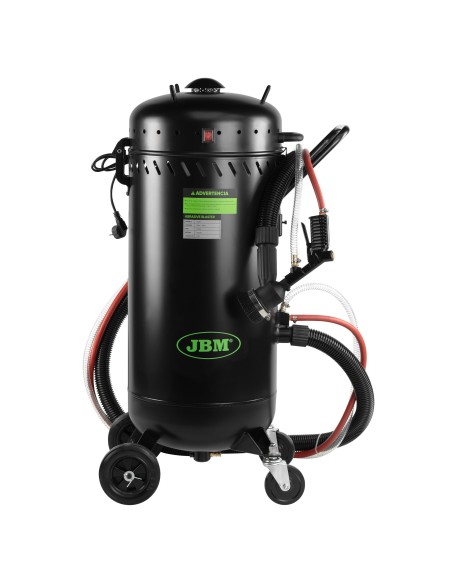 MÁQUINA CHORREADORA DE ARENA CON SISTEMA DE SUCCIÓN Y VACÍO - 17L