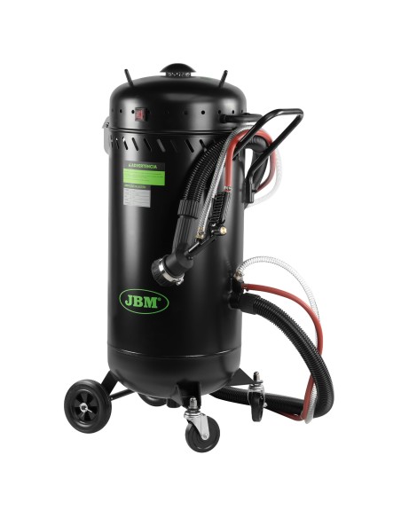 MÁQUINA CHORREADORA DE ARENA CON SISTEMA DE SUCCIÓN Y VACÍO - 17L