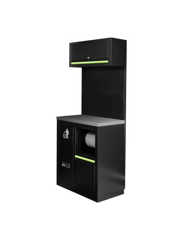 CONJUNTO DE MUEBLES MODULARES (7PCS) - EXTENSIÓN CON ARMARIO CON PORTABOBINA (REF.16493)