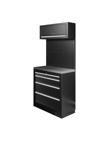 CONJUNTO DE MUEBLES MODULARES (7PCS) - PLATA