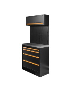 CONJUNTO DE MUEBLES MODULARES (7PCS) - NARANJA