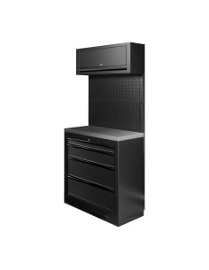 CONJUNTO DE MUEBLES MODULARES (7PCS) - NEGRO