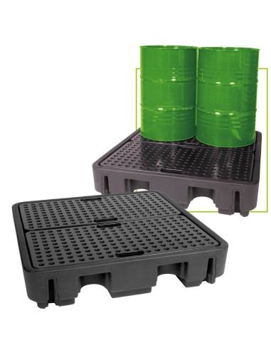 CUBETO DE RETENCIÓN 4 BIDONES VERTICALES 1250KG