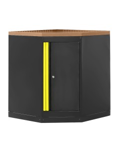 ARMARIO ESQUINERO CON TABLERO DE MDF - AMARILLO