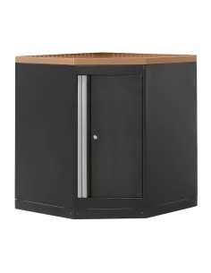 ARMARIO ESQUINERO CON TABLERO DE MDF - PLATA