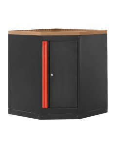 ARMARIO ESQUINERO CON TABLERO DE MDF - ROJO
