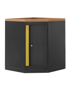 ARMARIO ESQUINERO CON TABLERO DE MDF - DORADO